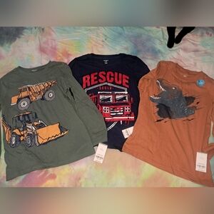 Graphic Long Sleeve Shirts Set